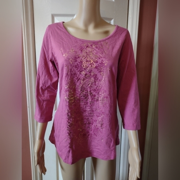 St. John's Bay Tops - NWT St John Bay size small women's long sleeve blouse shirt top